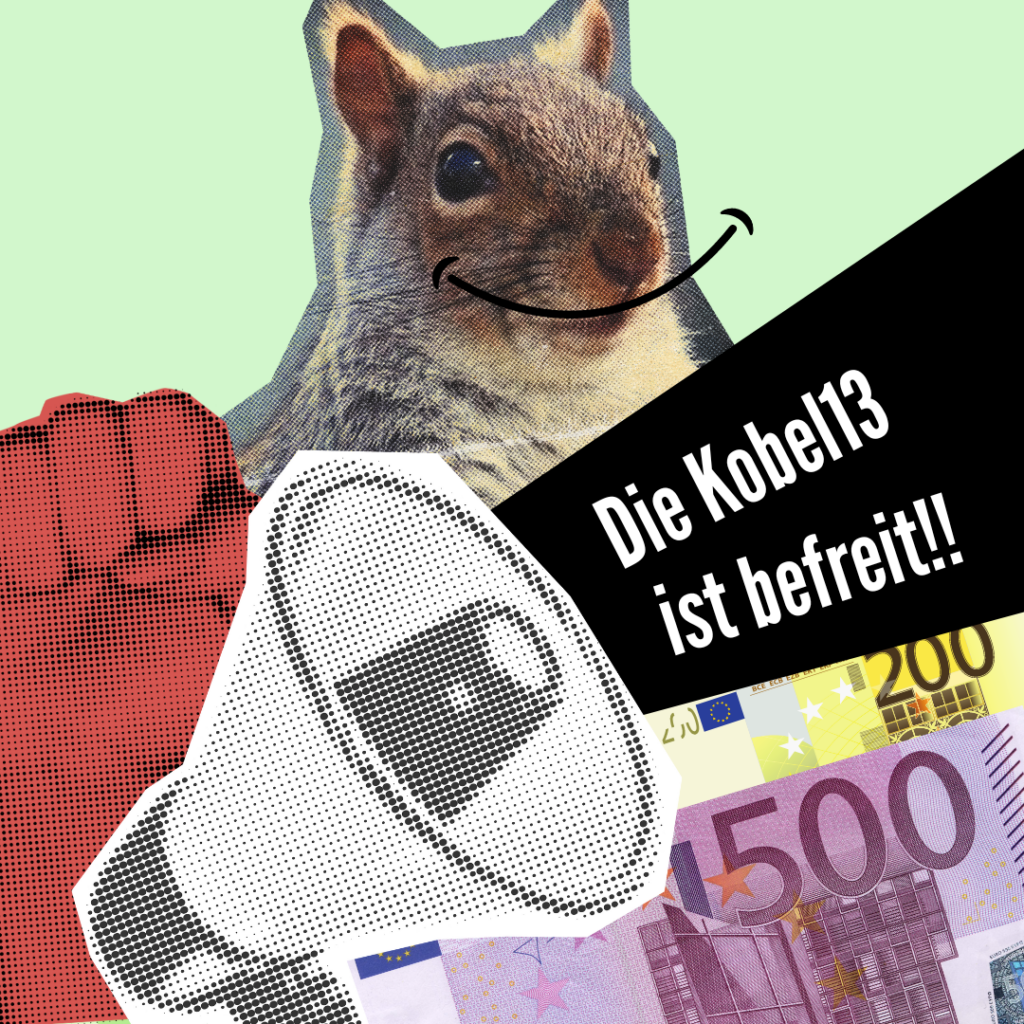 Mit Franzis 10.000 EUR haben wir genug Direktkredite gesammelt und konnten die Kobel13 kaufen und sie vor der Spekulation retten. Und Franzi freut sich schon, dass es nun tolle neue Nachbar:innen hat, die immer eine Nuss für es übrig haben.